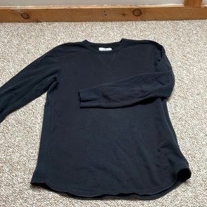 Reigning Champ crew neck sweatshirt in size M, black.